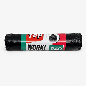 Пакети для сміття PRO 240 л 5 шт ЧОРНІ 1001342 фото