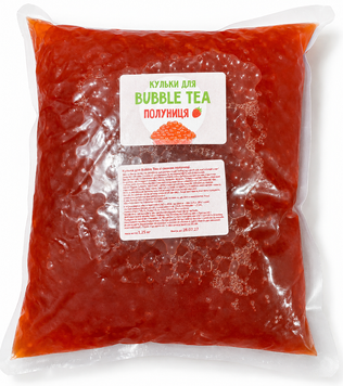 Кульки для Bubble Tea Полуниця 1250г 1000006 фото