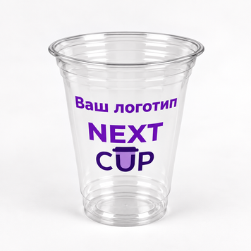 Стакан КУПОЛЬНЫЙ 360 мл. (50\1000) PET (290-400 мл) 1001185 фото