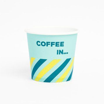 Стакан паперовий 110 мл одношаровий "Coffee In" (50/40/2000)EC 1001565 фото