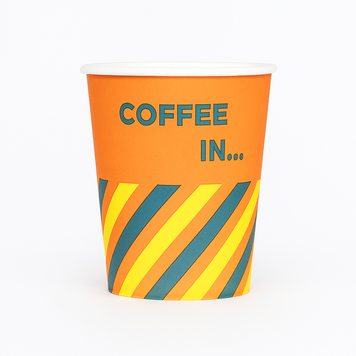 Стакан паперовий 250 мл одношаровий "Coffee In" D-76 (50/40/2000)EC 1001567 фото