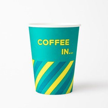 Cтакан паперовий 340 мл одношаровий "Coffee In" D-79 (50/20/1000)EC 1001569 фото