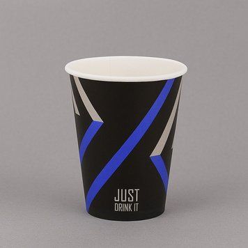 Cтакан паперовий 350 ЄВРО (400мл) одношаровий "Just Drink" D-90 (50/20/1000)EC 1001459 фото