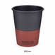 Стакан паперовий 270 мл одношаровий GRAPHITE CUP d-80TP (50/20/1000)EC 2000250 фото 1