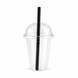 Трубочка 10 мм Чорна BUBBLE TEA Коса 21 см (250шт/уп 16упк/ящ) 1000034 фото 1