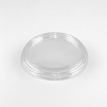 Кришка плоска без отвору (100шт\1000шт) PET 1000278 фото