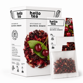 Чай Hello Tea "Безумная вишня" 20шт 1000770 фото