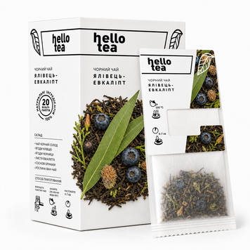 Чай Hello Tea "Можжевельник-эвкалипт" 20шт 1000772 фото